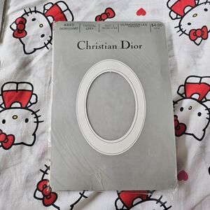 Christian Dior Crystal Grey Ultrasheer Tights